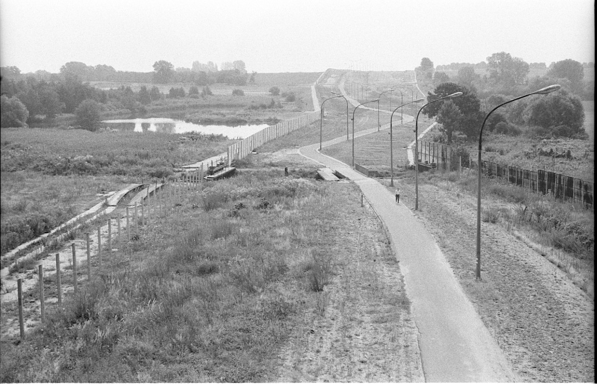 Berlin, 29. August 1990 – Grenzstreifen am Köppchensee (Fotograf: Edmund Kasperski)