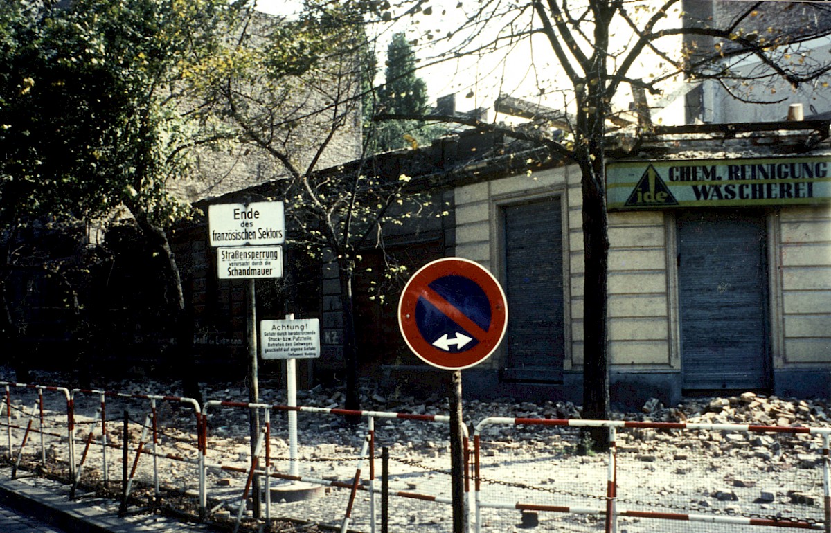 Berlin, 1966 – Abriss von Grenzhäusern in der Bernauer Straße (Fotograf: Wolfgang Schubert)