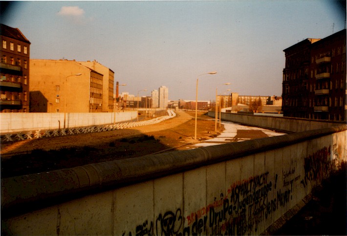 Berlin, Januar 1983 – Grenzstreifen am Bethaniendamm (Fotograf: Hans-Joachim Grimm)