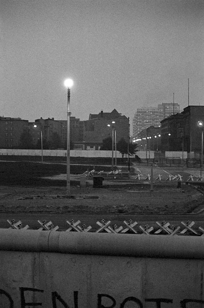 Berlin, ca. 1978 – Grenzstreifen am Potsdamer Platz (Fotograf: Heinz Jura)